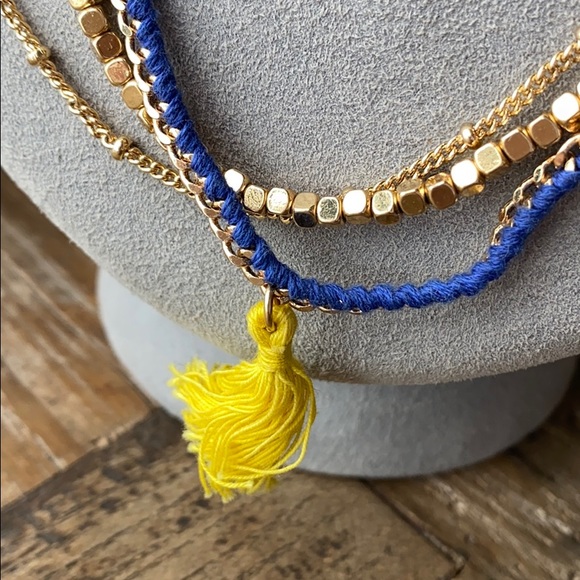 Colorful Tassel & Beaded Necklace - Picture 4 of 7